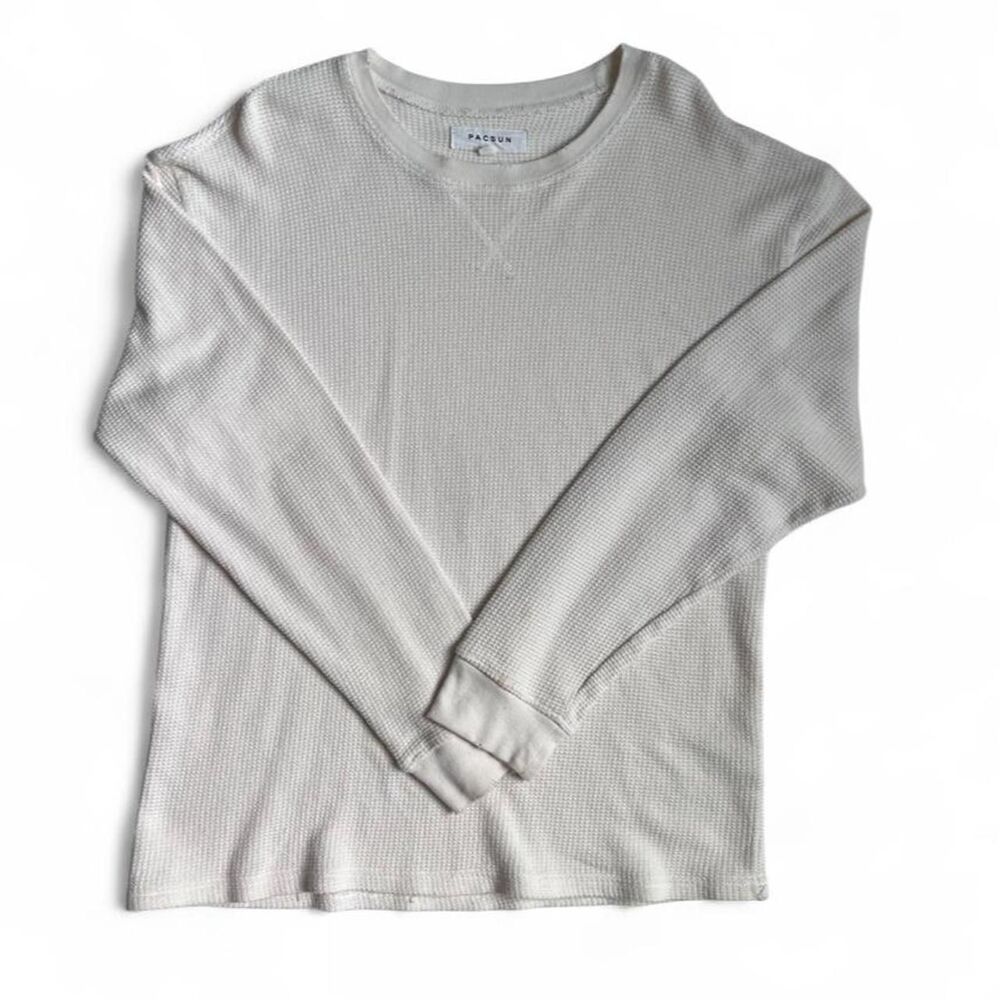 Pacsun Men's Cream Shirt